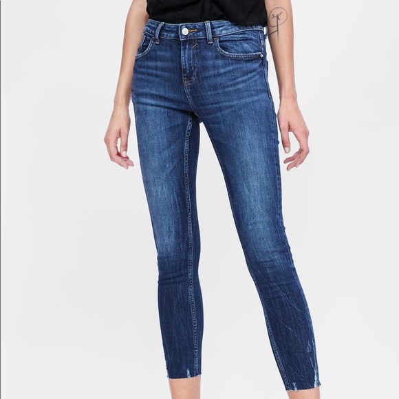 zara low rise skinny jeans